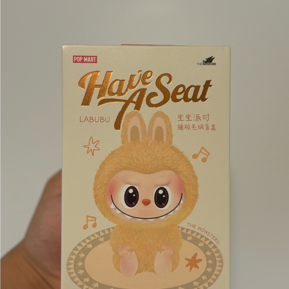 Labubu Stuffed Animal - Cream